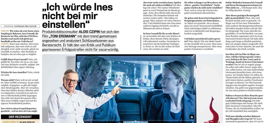 Alois Czipin im trend-Interview